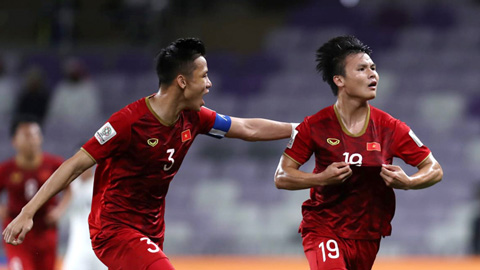 Danh sách các đội tuyển lọt vào vòng 1/8 Asian Cup 2019
