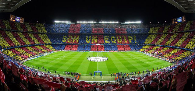 5. Barcelona (La Liga): Trung bình 66.603/Tổng cộng 1.265.457