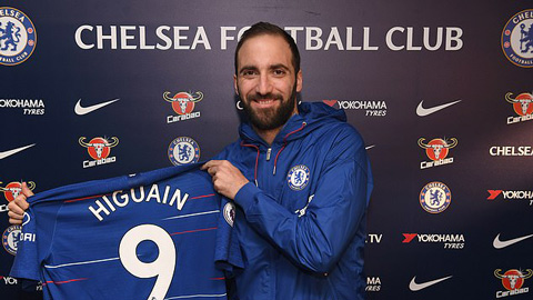 Higuain gia nhập Chelsea theo dạng cho mượn