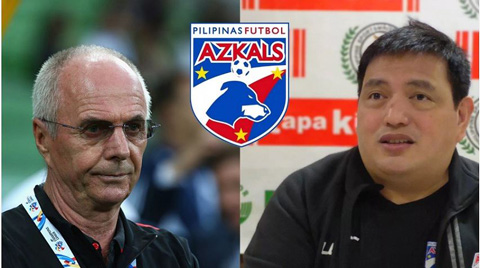 Trưởng đoàn bóng đá Philippines khẳng định Eriksson sẽ là cố vấn của The Azkals