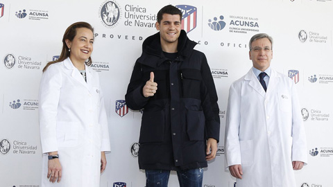 Morata vượt qua kiểm tra y tế tại Atletico