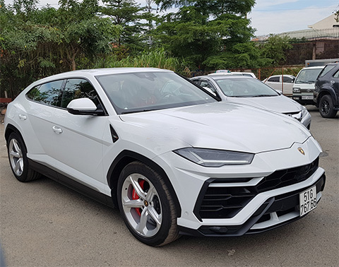 Chiếc Lamborghini Urus của đại gia Minh Nhựa lúc mới về nước