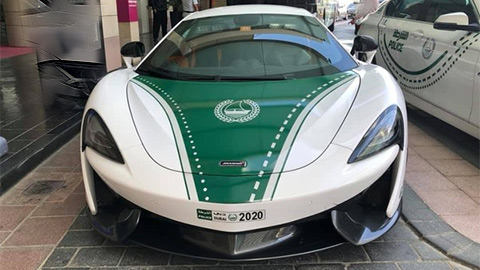 Loạt siêu xe 'bá đạo' của cảnh sát Dubai đã hộ tống ĐT Việt Nam tại Asian Cup 2019