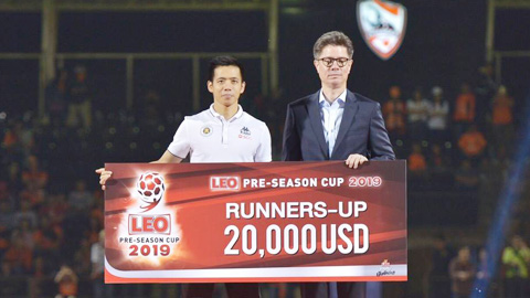 Hà Nội FC đứng nhì giải giao hữu Thái Lan