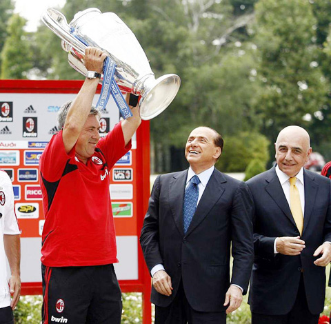HLV tuổi Hợi Carlo Ancelotti có 3 danh hiệu Champions League