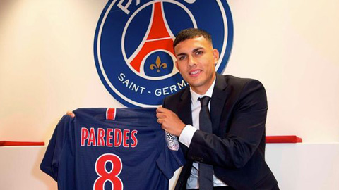 PSG hoàn tất bản hợp đồng 40 triệu bảng với Paredes