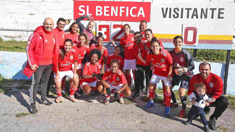 Đội nữ Benfica vừa giành trận thắng kỷ lục 32-0 trước Pego