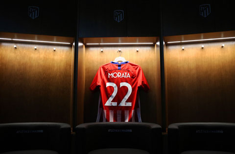 Morata nhận áo số 22 ở Atletico