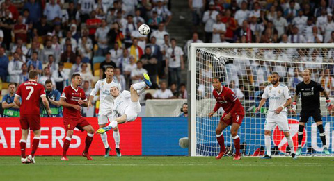 Bale đã tỏa sáng rực rỡ trong trận chung kết Champions League 2017/18 sau khi được vào sân từ ghế dự bị