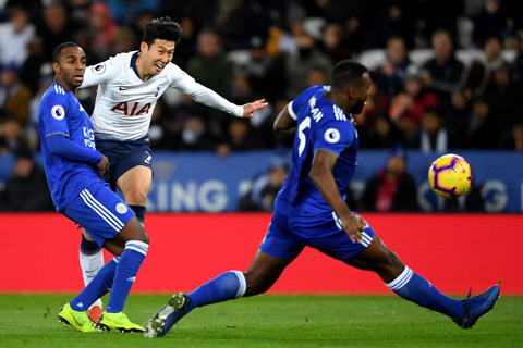 Son Heung-min nhiều khả năng sẽ giúp Tottenham có 1 chiến thắng trước Leicester