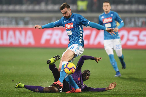 Fiorentina và Napoli chia điểm trong trận cầu không bàn thắng