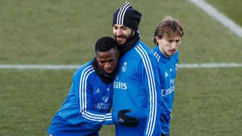 Benzema và Vinicius chính là bộ đôi gánh vác hàng công Real