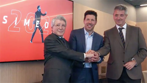 Simeone có thể xem là Ferguson của Atletico