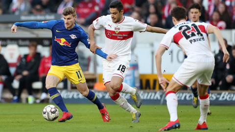 RB Leipzig củng cố vị trí thứ 4 bằng chiến thắng trên sân của Stuttgart