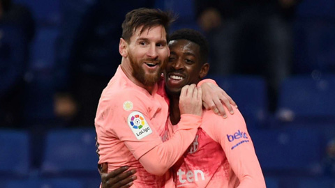 Dembele: Messi khiến mọi thứ trở nên dễ dàng