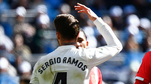 Ramos lập kỷ lục nhận thẻ đỏ tại La Liga