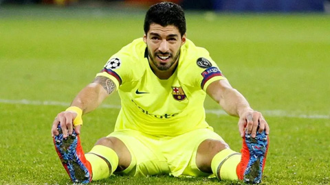 Suarez gần cán mốc tịt ngòi không thể tin nổi ở Champions League