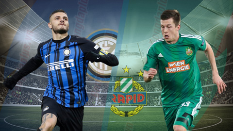 Nhận định bóng đá Inter vs Rapid Vienna, 03h00 ngày 22/2: Quần cho người Áo tả tơi