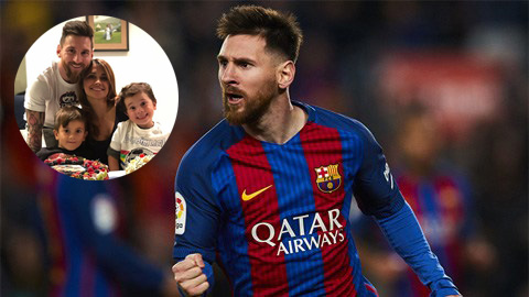 Messi tổ chức sinh nhật cho cậu út trước khi dự Siêu kinh điển