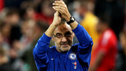 HLV Sarri ghi dấu ấn đậm nét ở trận Chelsea 2-0 Tottenham