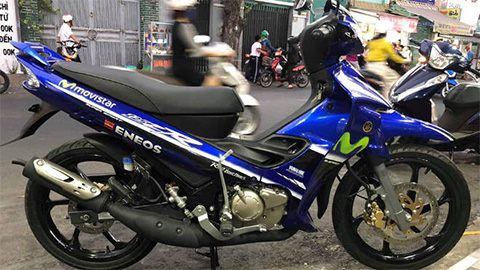 Choáng với xe côn tay Yamaha Z125 đời 1998 'còn zin' được rao bán với giá hơn 300 triệu