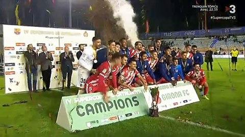 Girona vô địch nhờ bàn thắng duy nhất của Stuani