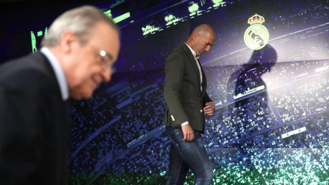 Real tái bổ nhiệm Zidane một cách bất ngờ và chóng vánh