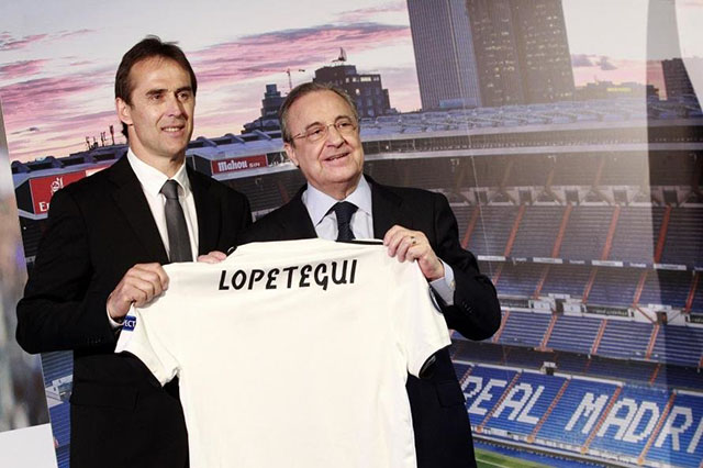 2/6/2018: Real Madrid bổ nhiệm HLV Julen Lopetegui theo bản hợp đồng tới năm 2021