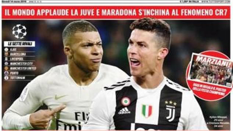 Juventus sẽ làm mọi thứ để đưa Mbappe về đá cặp cùng Ronaldo