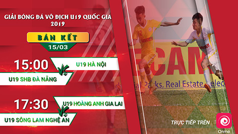Bán kết U23 Việt Nam trực tiếp trên Onme