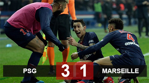 PSG 3-1 Marseille: Derby một chiều