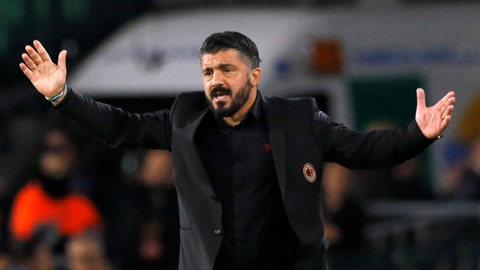 HLV Gattuso vẫn thiếu những ý tưởng mang tính đột phá cho Milan