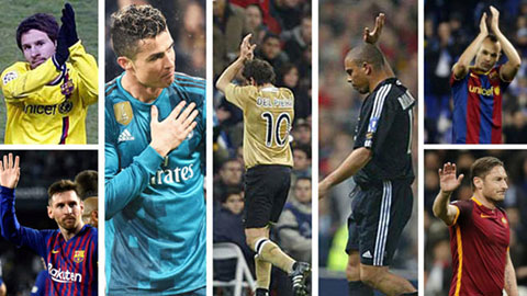 Ronaldo, Messi, Maradona và những siêu sao từng được CĐV đối phương tán thưởng