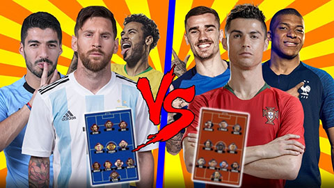 So đội hình châu Âu - Nam Mỹ: Ai nhỉnh hơn?
