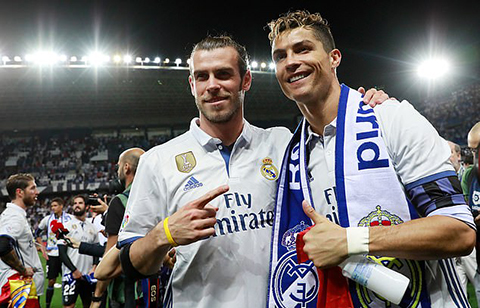 Mối quan hệ giữa Bale và Ronaldo đơn thuần chỉ là đồng nghiệp