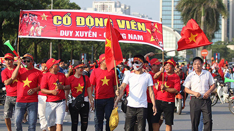 Không khí sân Mỹ Đình trước trận U23 Việt Nam vs U23 Thái Lan