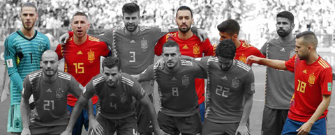 Tây Ban Nha trong trận thắng Na Uy hiện chỉ còn 5 người từng đá ở trận thua Nga hồi World Cup 2018