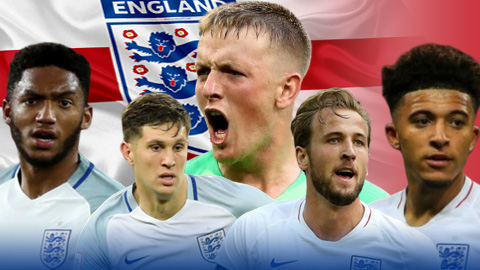 Khung đội hình 'khủng' của ĐT Anh cho EURO 2020