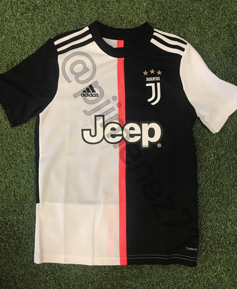 Mẫu áo đấu mới bị nghi là áo sân nhà của Juventus mùa 2019/20