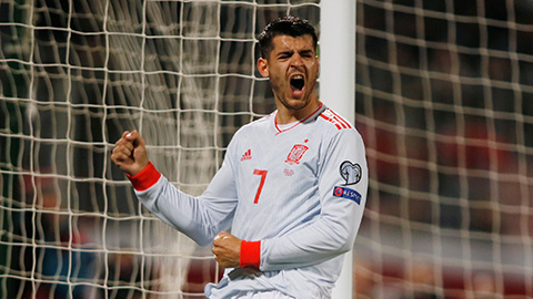 Sau 1 năm rưỡi, Morata mới ghi bàn cho ĐT Tây Ban Nha: 'Sát thủ' đã tái sinh