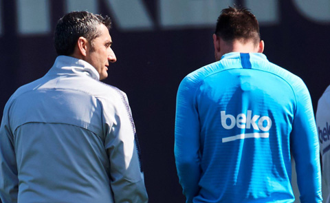 Mọi toan tính của Valverde dành cho Messi đang đứng trước nguy cơ đổ vỡ