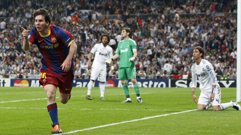 Messi thích pha ghi bàn vào lưới Real ở Champions League 2010/11 hơn