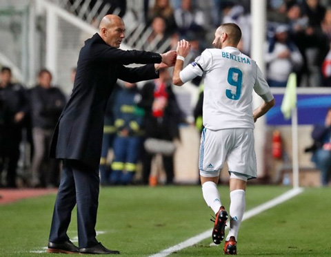 Zidane rất trân trọng giá trị Benzema mang lại