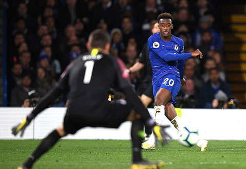 Hudson-Odoi đã chơi tốt trong lần đá chính đầu tiên ở Ngoại hạng Anh mùa này