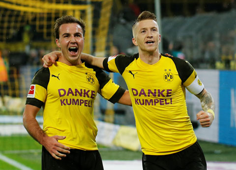Chắc chắn Goetze (trái) là cầu thủ Dortmund hiểu đối thủ Bayern nhất