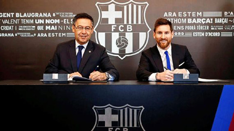 Barca muốn giữ chân Messi suốt đời