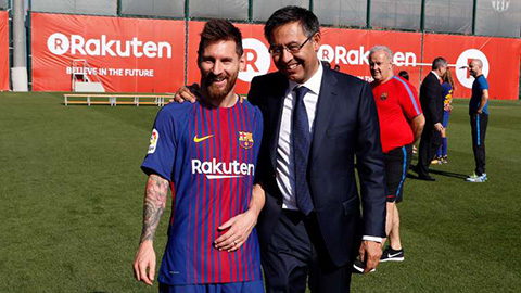 Chủ tịch Barca tuyên bố sẽ giữ chân Messi suốt đời