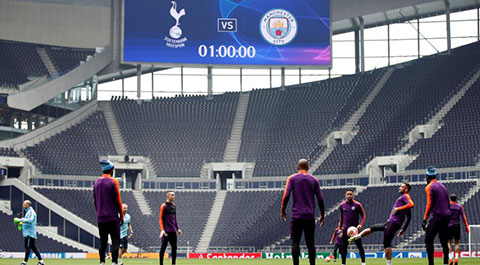 Man City sẽ phải thực hiện nhiệm vụ đó trên sân Tottenham Hotspur mới tinh này