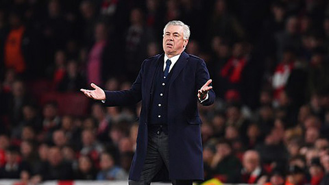 Ancelotti tự tin sẽ lội ngược dòng đánh bại Arsenal