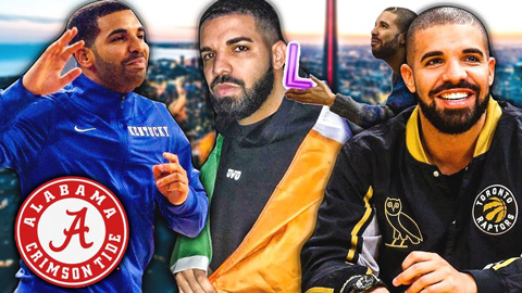 Drake từng mang đến vận đen cho nhiều CLB thể thao mỗi khi anh mặc áo đấu của họ